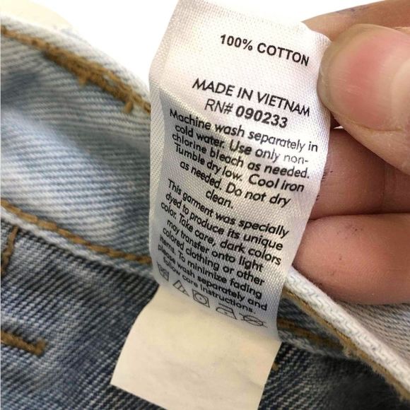 PACSUN NWT 2-tone Denim Shorts 23 - Picture 6 of 7